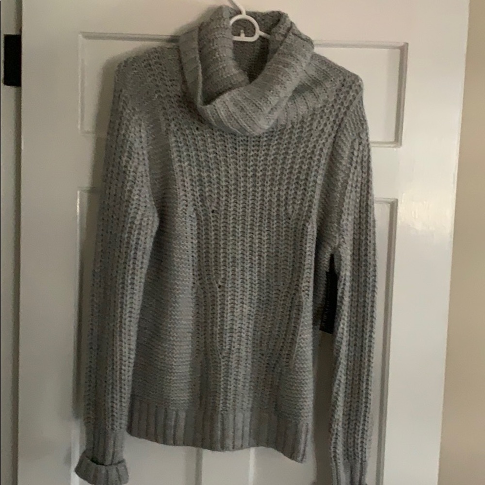 Chunky wool knit sweater